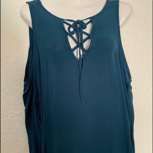 Beautiful dark teal color blouse